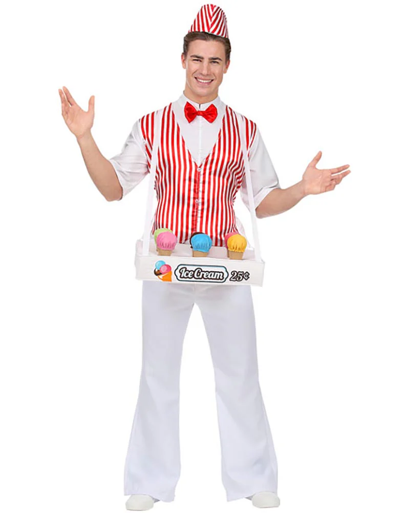 Ice Cream Man Mens Costume - Image 3