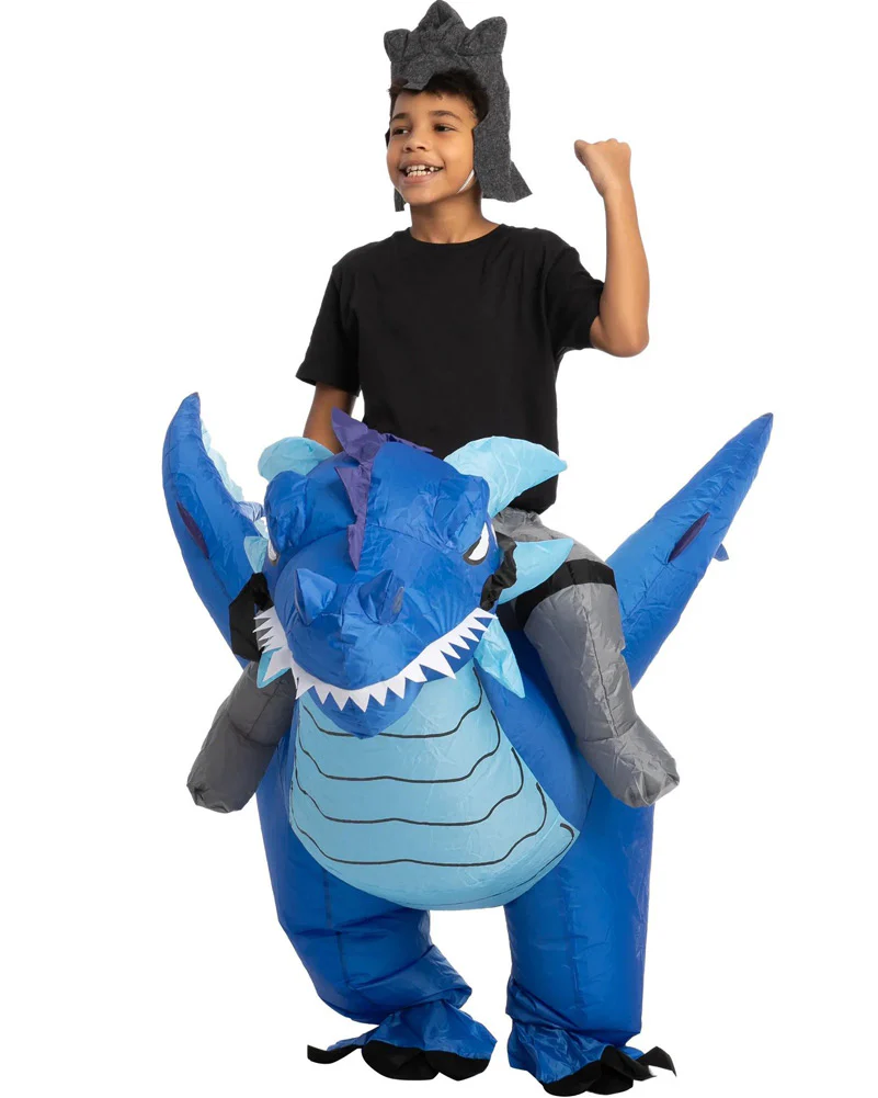 Ice Dragon Ride On Inflatable Kids Book Week Costume