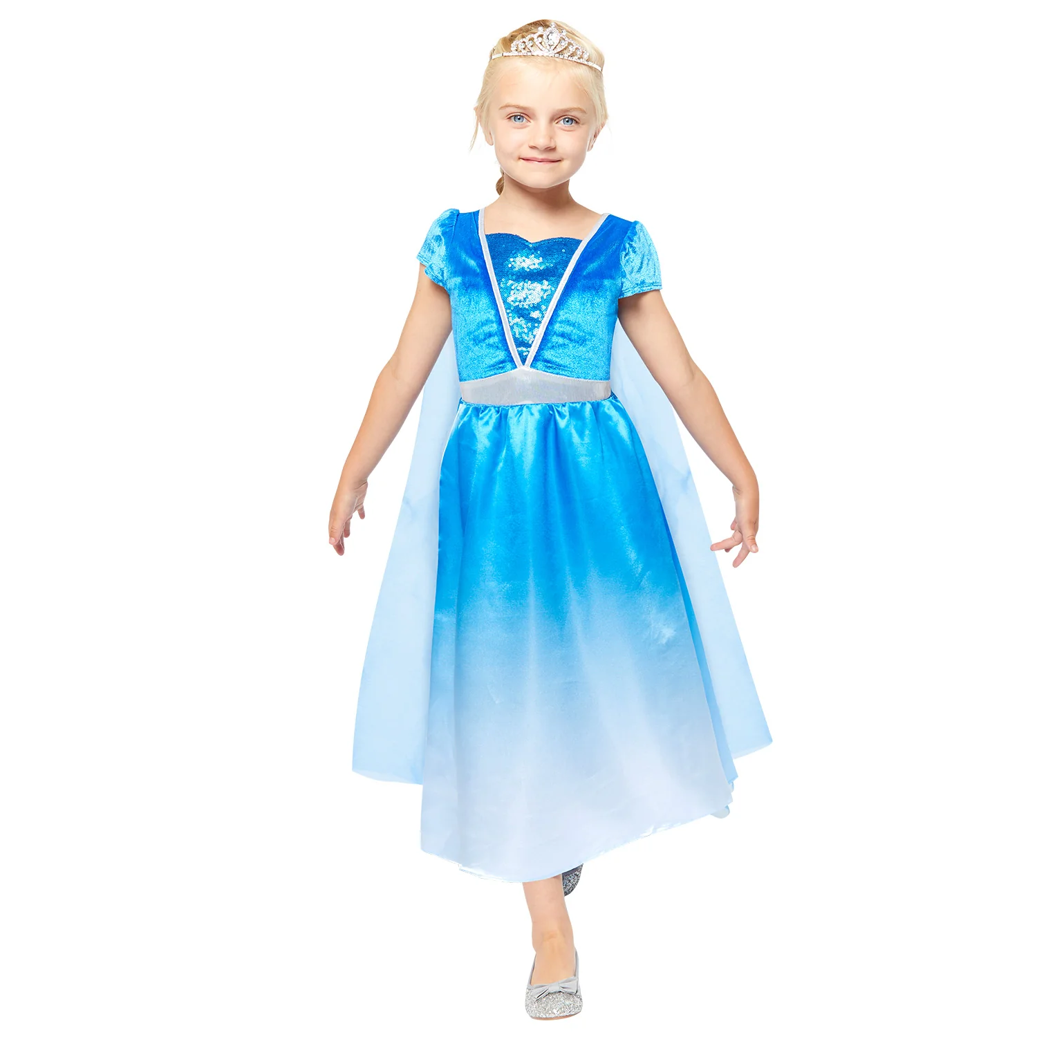 Ice Princess Girls Costume 4-6 Years