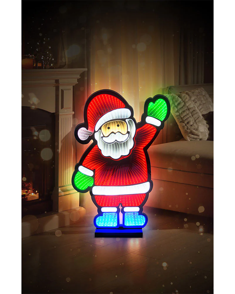 Infinity Santa Light With Base LED Christmas Light 56cm - Image 2