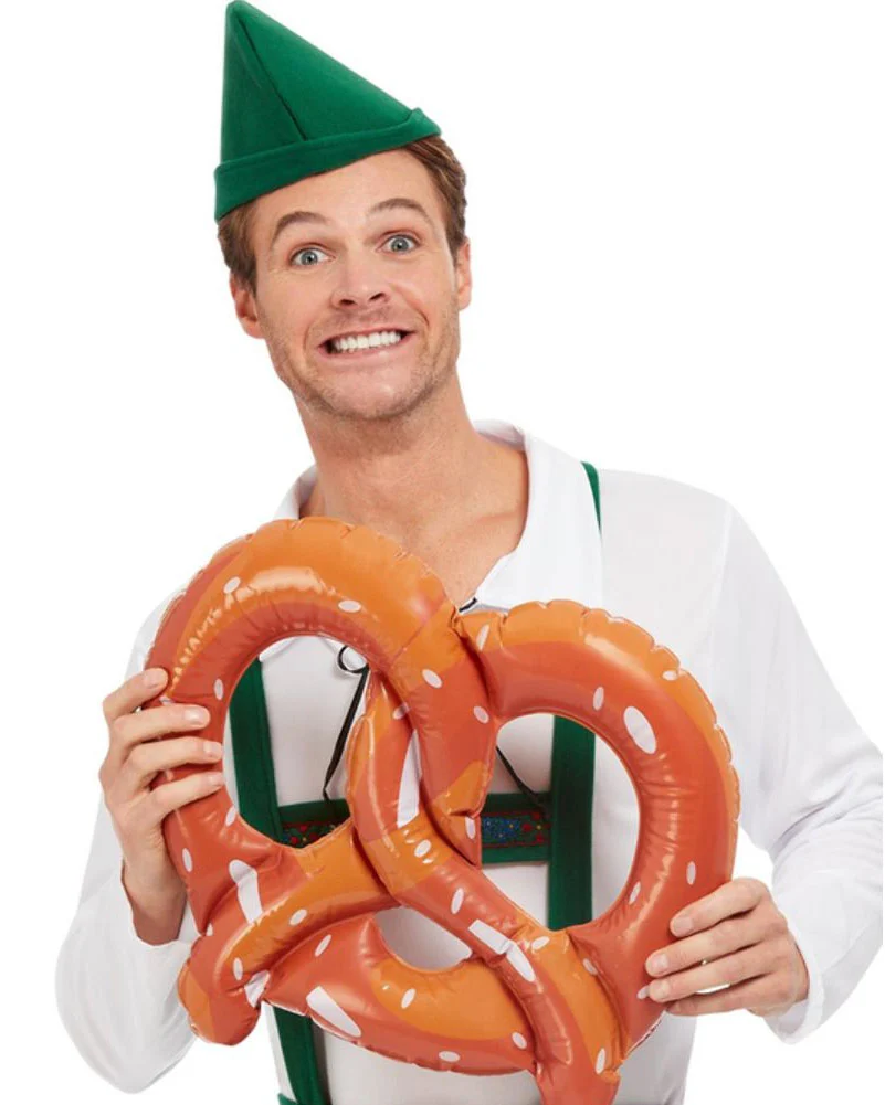 Inflatable Brown Oktoberfest Pretzel 40cm - Image 2