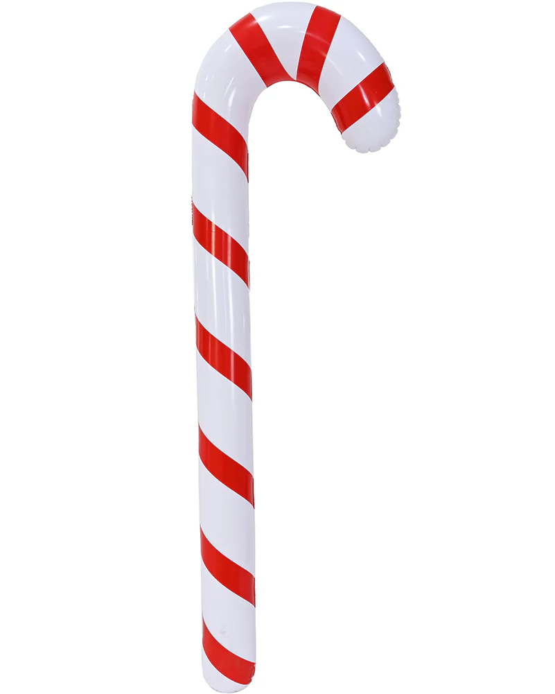 Inflatable Candy Cane Christmas Prop 85cm - Image 2