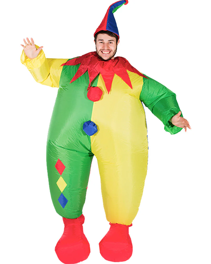 Inflatable Clown Adult Costume - Image 2