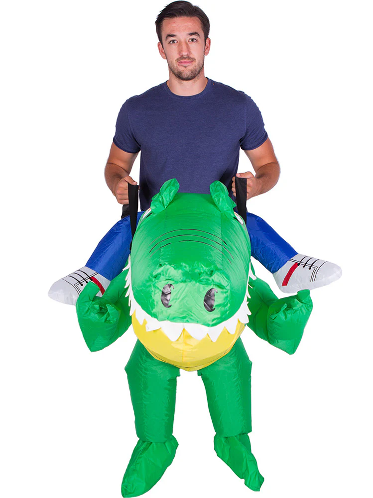 Crocodile Inflatable Adult Costume - Image 4