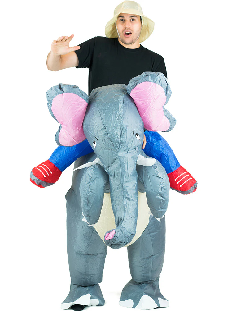 Elephant Inflatable Adult Costume - Image 3