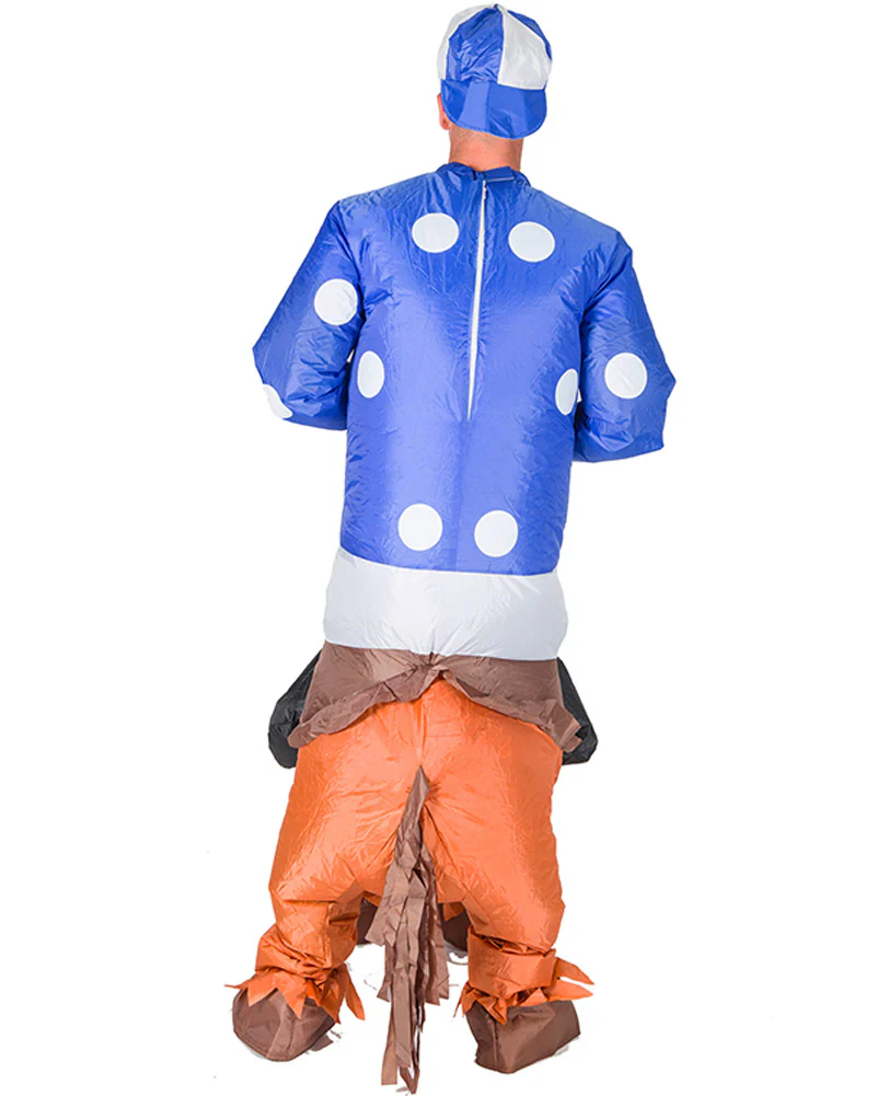 Jockey Inflatable Adult Costume - Image 2