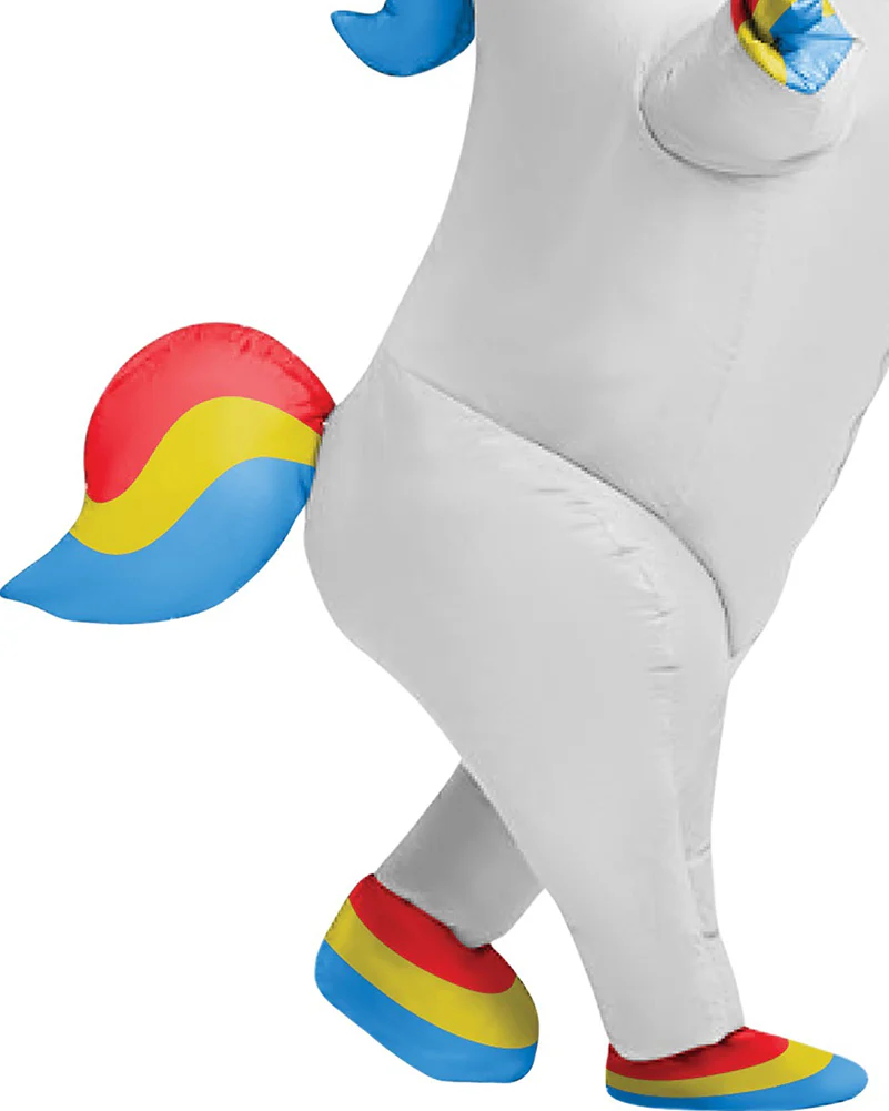 Inflatable Prancing Unicorn Kids Costume - Image 3