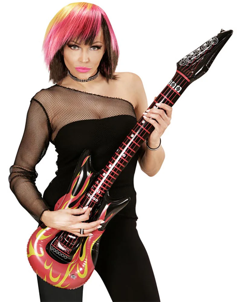 Inflatable Rockstar Guitar with Flames 1m - Image 4