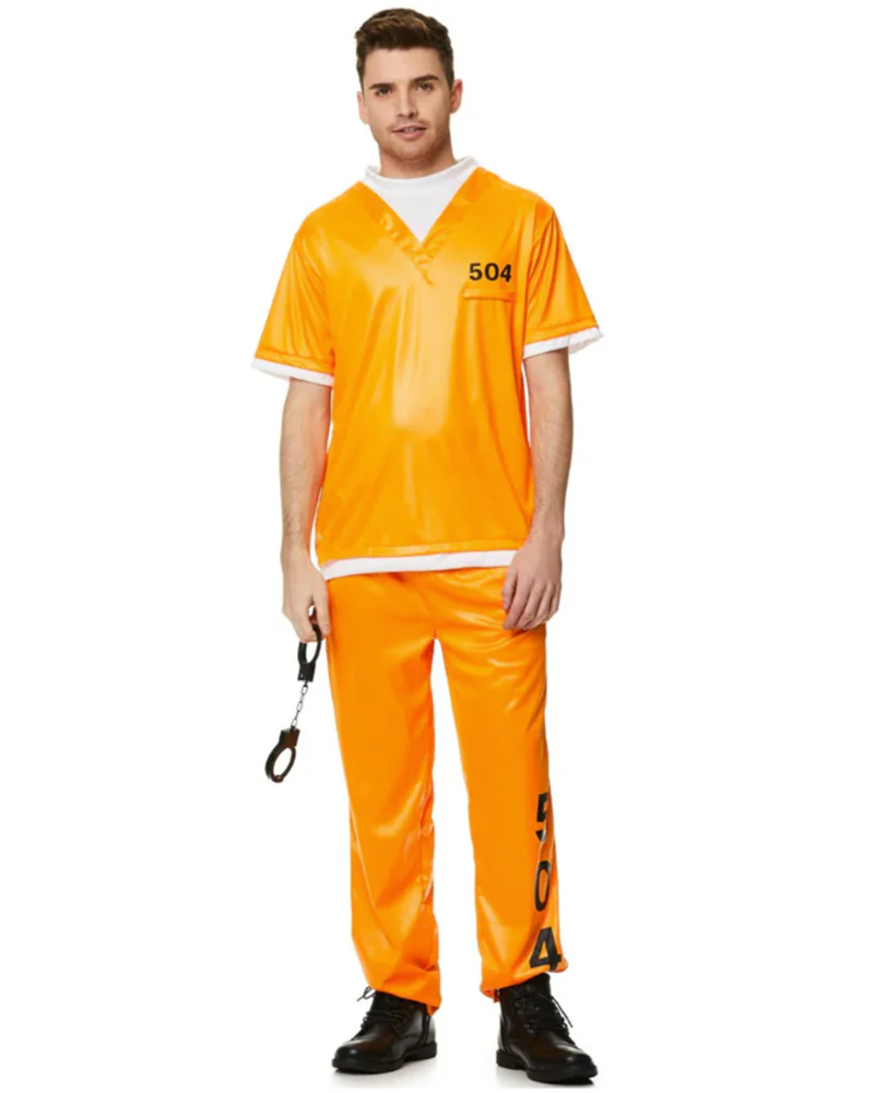 Inmate Mens Costume - Image 2