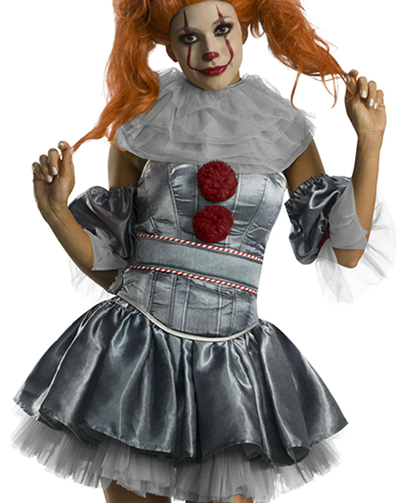 IT Movie Pennywise Deluxe Womens Costume - Image 2