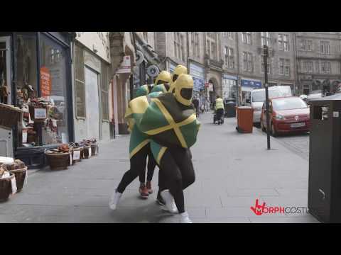 Jamaican Bobsled Team Morphsuit Mens Costume - Image 3