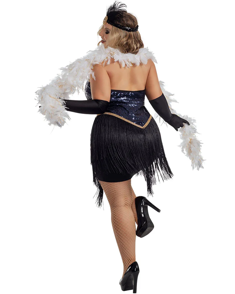20s Jazzy Jezebel Plus Size Womens Costume - Image 2