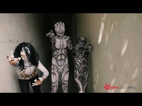 Jeff the Killer Morphsuit Boys Costume - Image 4