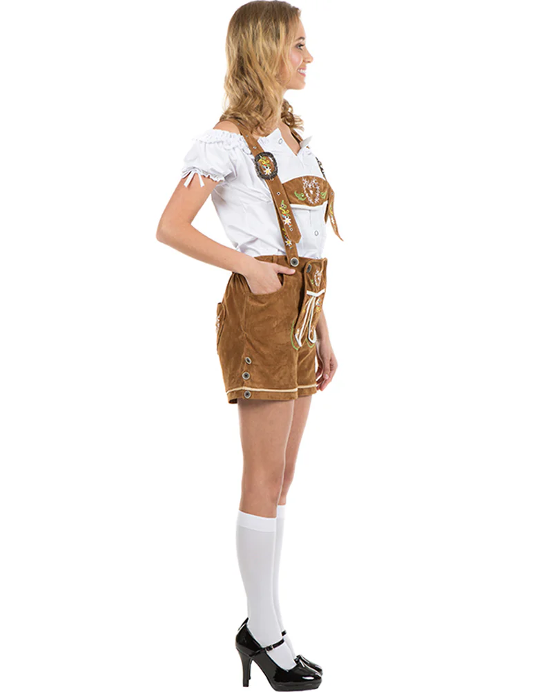 Johanna Oktoberfest Lederhosen Womens Costume - Image 2