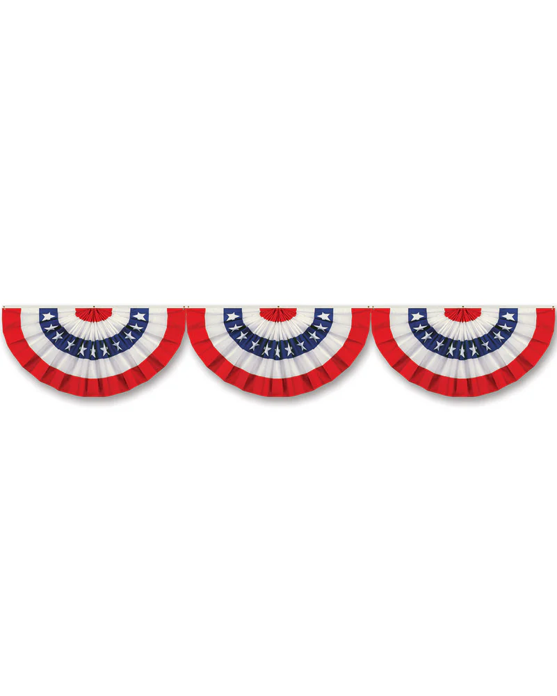 Jointed Patriotic Bunting Cutout