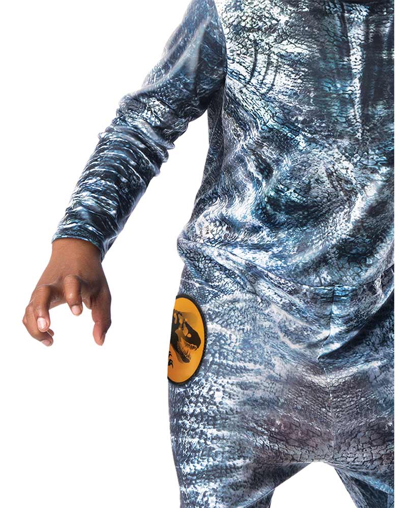 Jurassic World Velociraptor Blue Lenticular Deluxe Boys Costume - Image 4