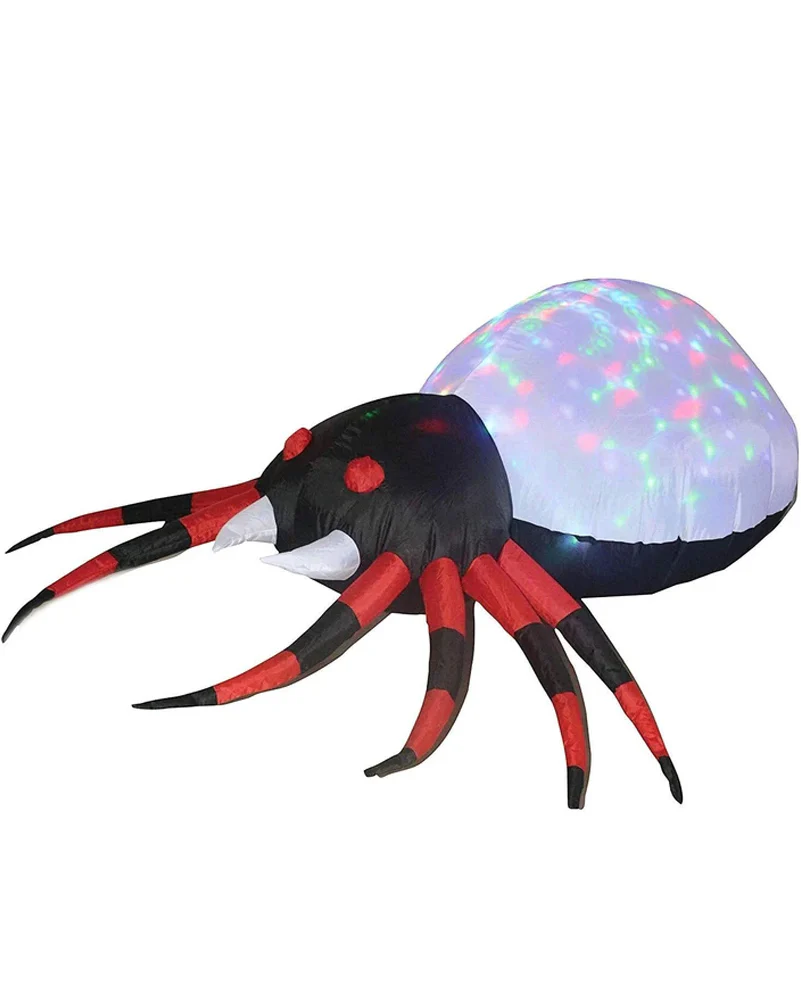 Kaleidoscope Projection White Spider Lawn Inflatable 1.2m - Image 2