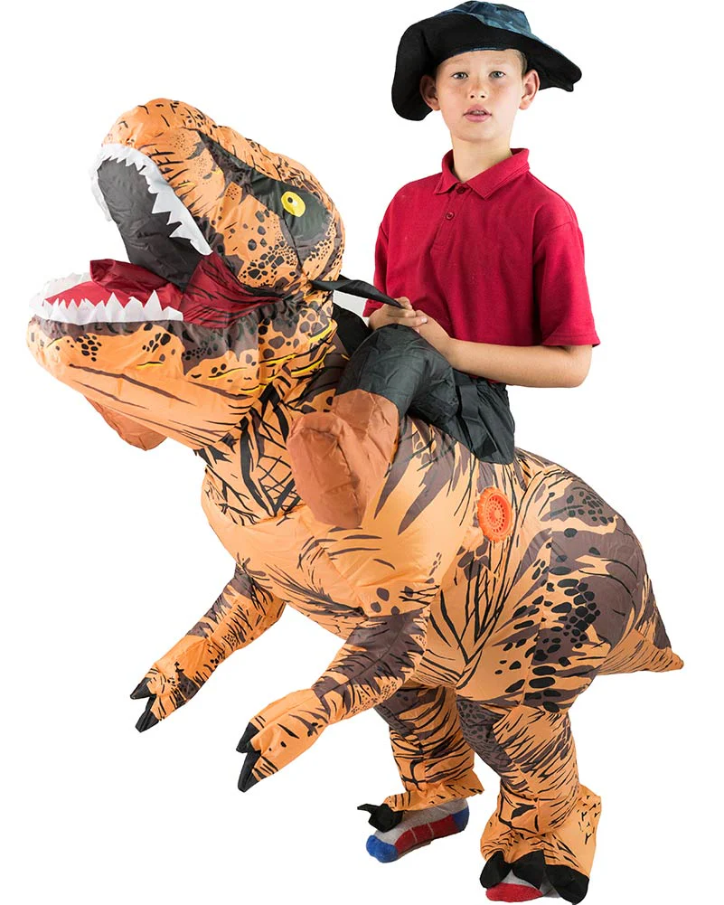 Dinosaur Inflatable Premium Kids Costume - Image 2