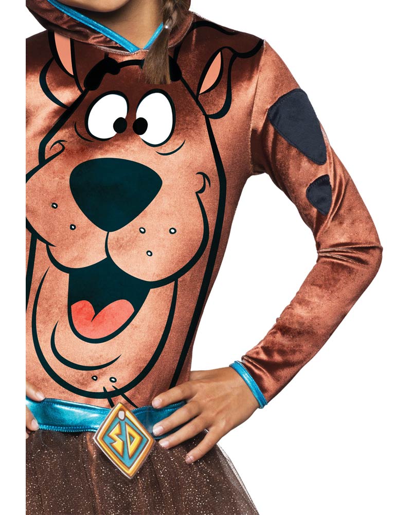 Scooby Doo Hooded Tutu Dress Girls Costume - Image 3