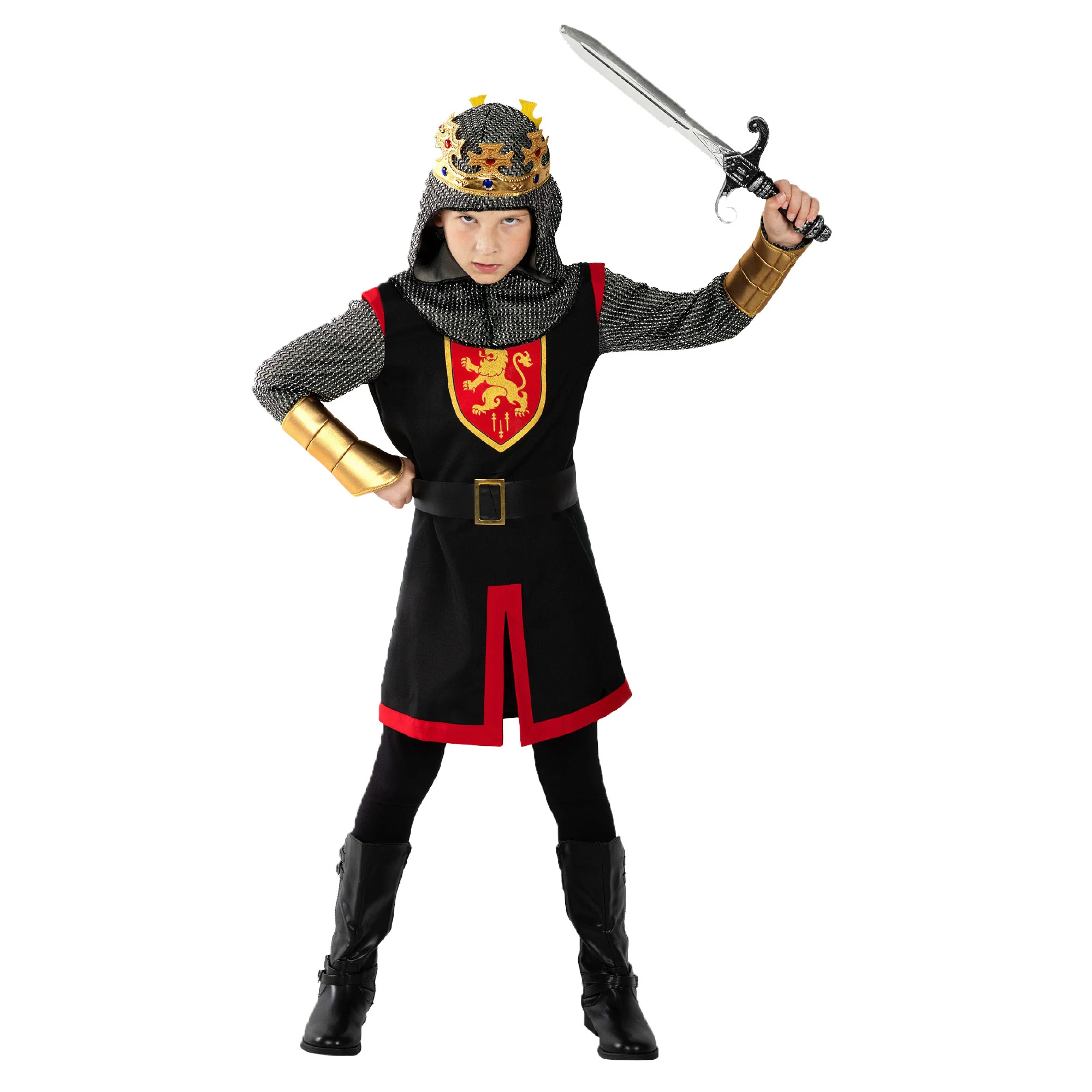 King Knight Boys Costume 12-14 Years