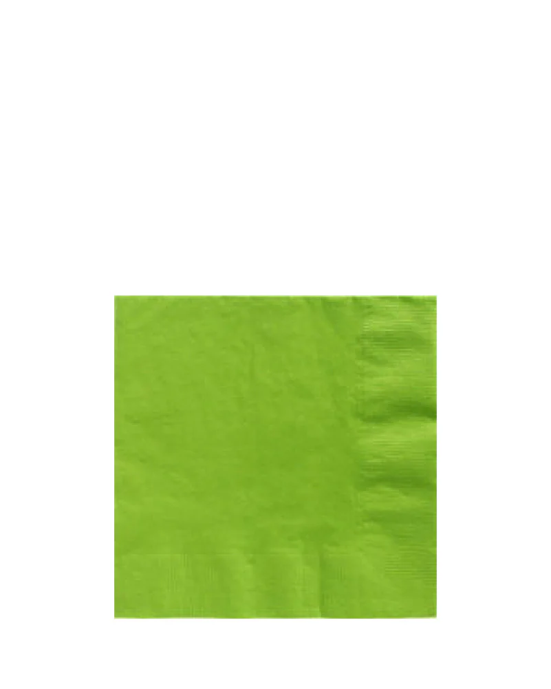 Kiwi Green Beverage Napkin Pack of 20