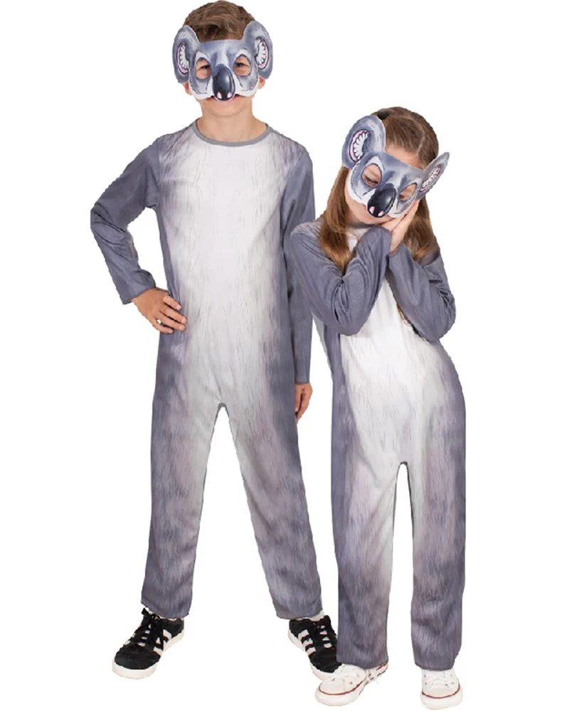 Koala Jumpsuit with Mask Toddler and Kids Book Week Costume