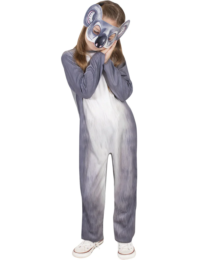 Koala Jumpsuit with Mask Toddler and Kids Book Week Costume - Image 2