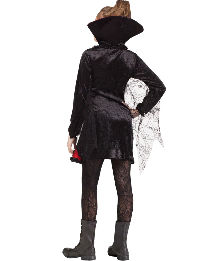 Lace Vampiress Girls Costume - Image 2