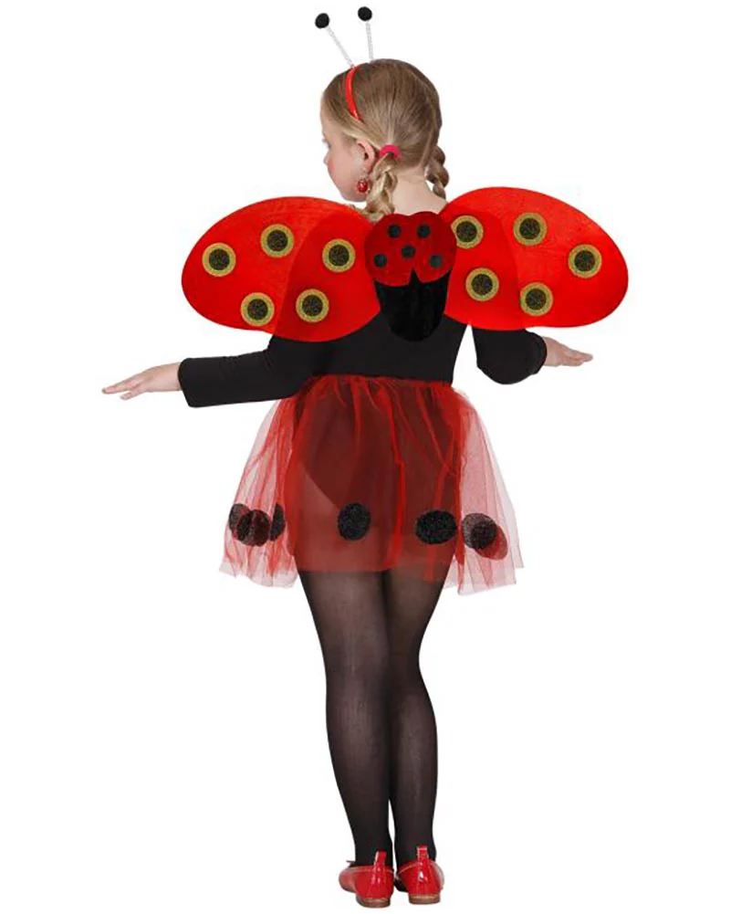 Ladybug Tutu Wings and Antennae Kids Set - Image 2