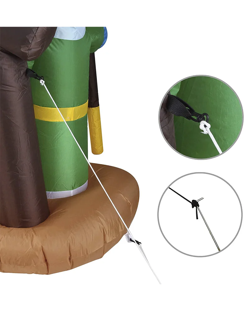 Large Angel Nativity Scene Christmas Lawn Inflatable 2m - Image 4