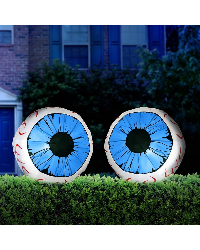 Large Set of Eyes Inflatable Decoration 90cm - Image 3