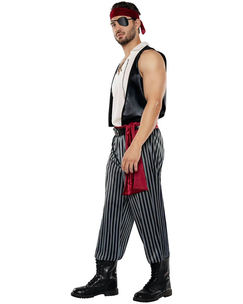 Legendary Pirate Mens Costume - Image 3