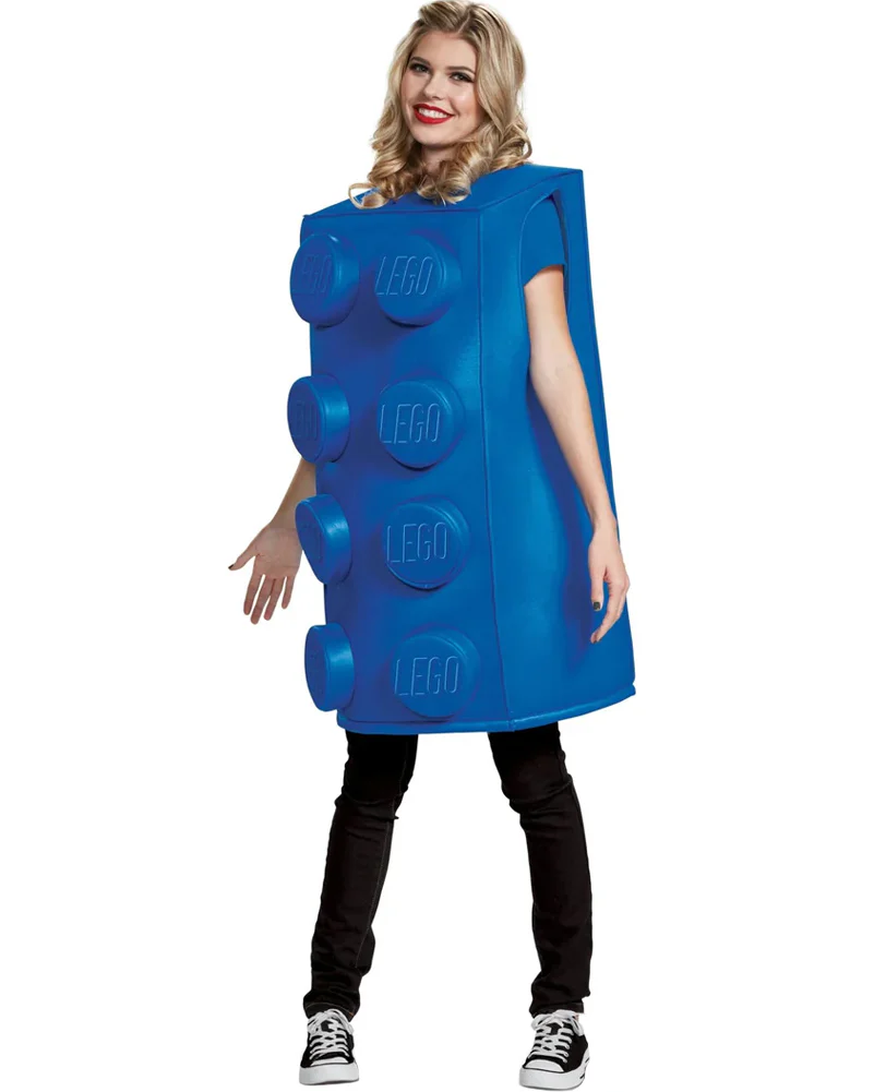 LEGO Blue Brick Adult Costume - Image 2
