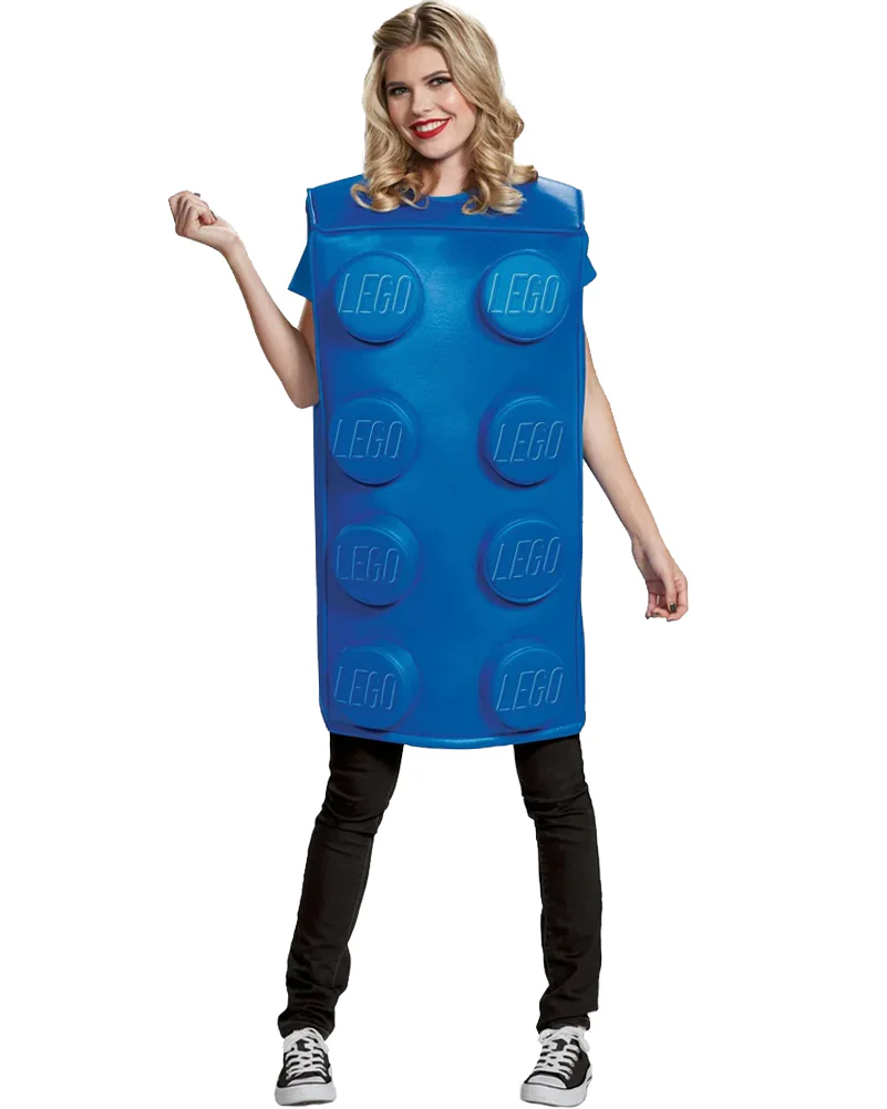 LEGO Blue Brick Adult Costume - Image 4