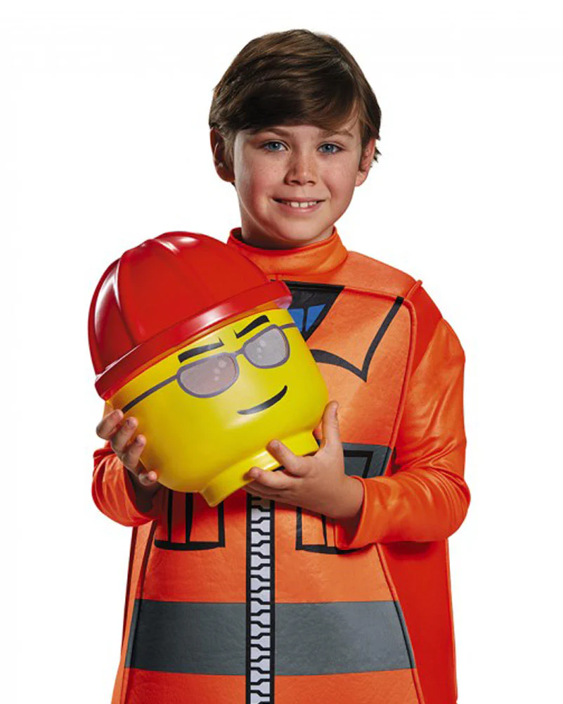 Lego Construction Worker Classic Boys Costume - Image 3