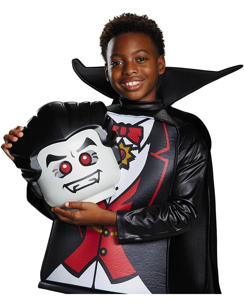 Lego Minifigures Vampire Deluxe Boys Costume - Image 2