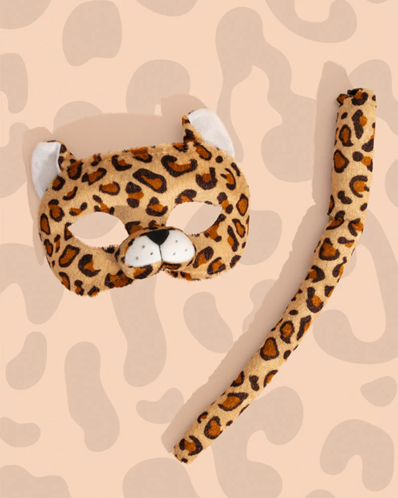 Leopard Deluxe Mask and Tail Set - Image 2