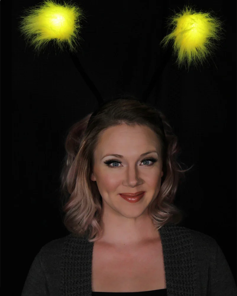 Light-Up Antennae Lumenears Deluxe Headband - Image 3