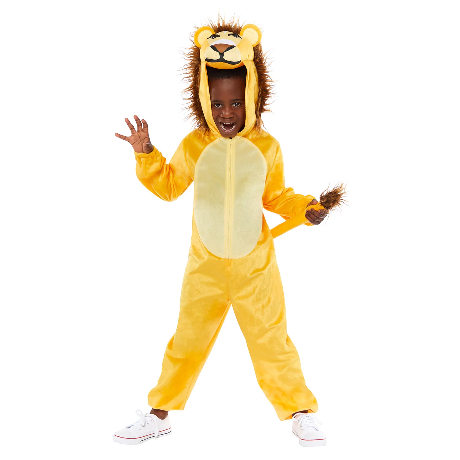 Lion Onesie Kids Costume 10-12 Years