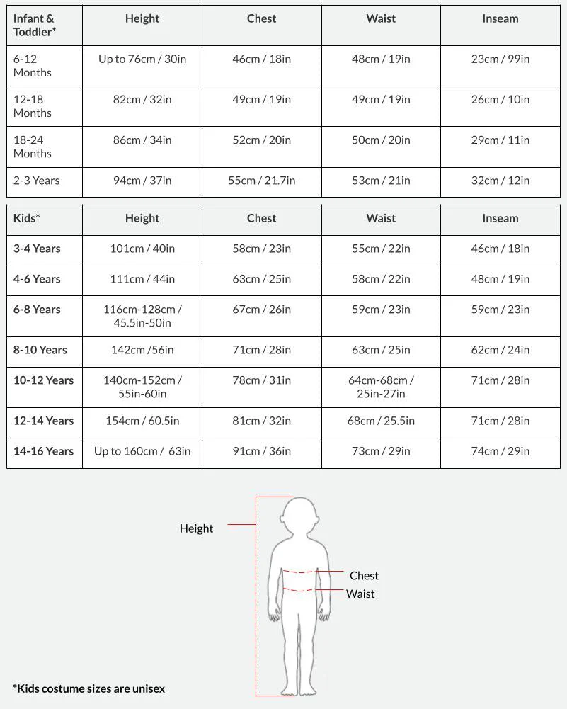 Little Miss Frankie Girls Costume 2-3 Years - Image 2