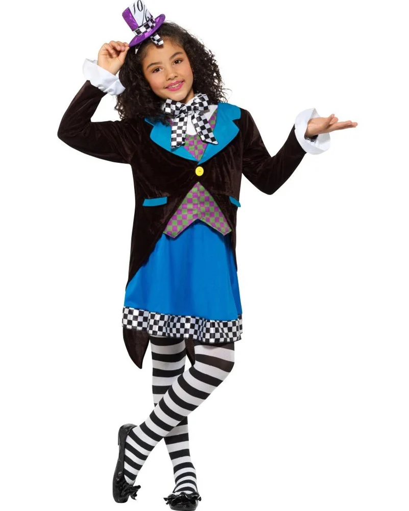 Little Miss Hatter Deluxe Girls Book Week Costume