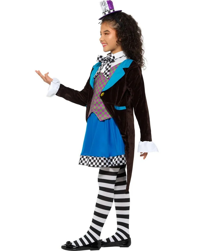 Little Miss Hatter Deluxe Girls Book Week Costume - Image 2