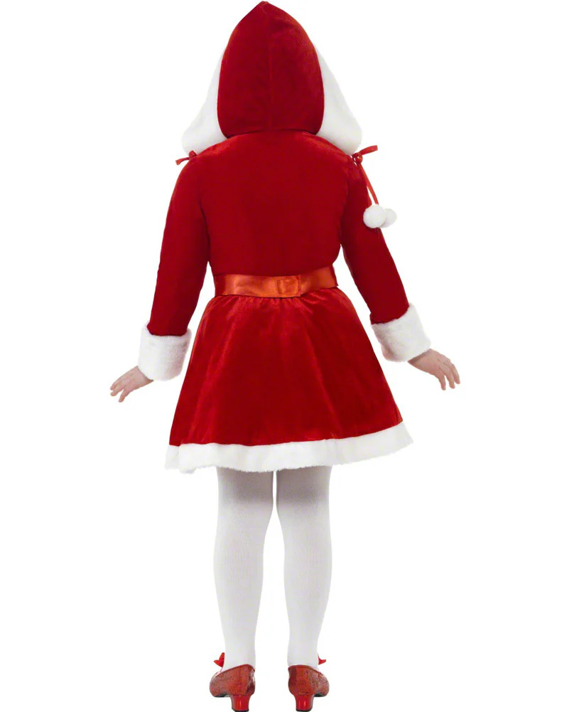 Little Miss Santa Girls Christmas Costume - Image 3