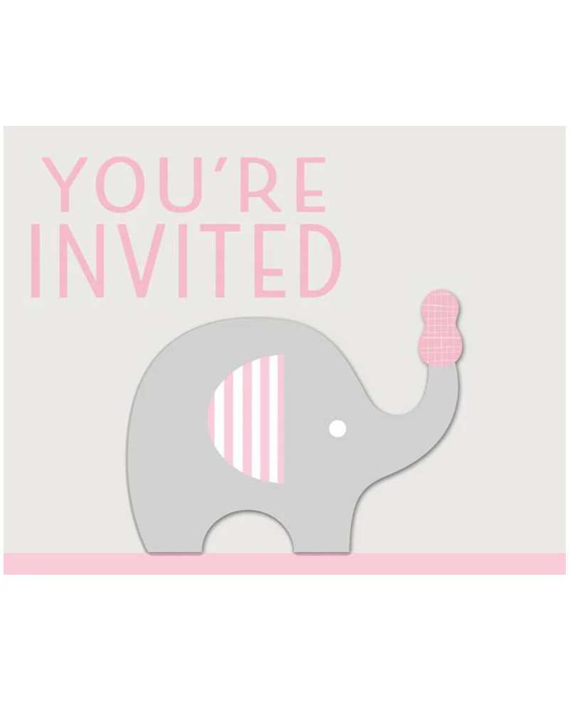 Little Peanut Girl Invitations Pack of 8