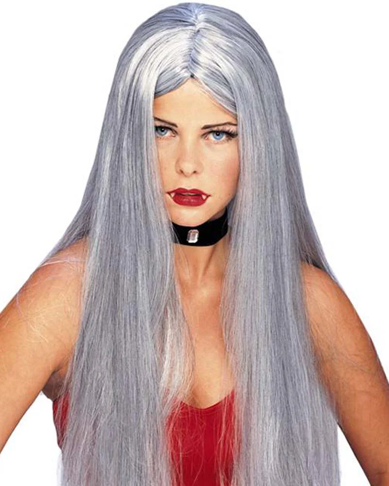 Long Grey Wig