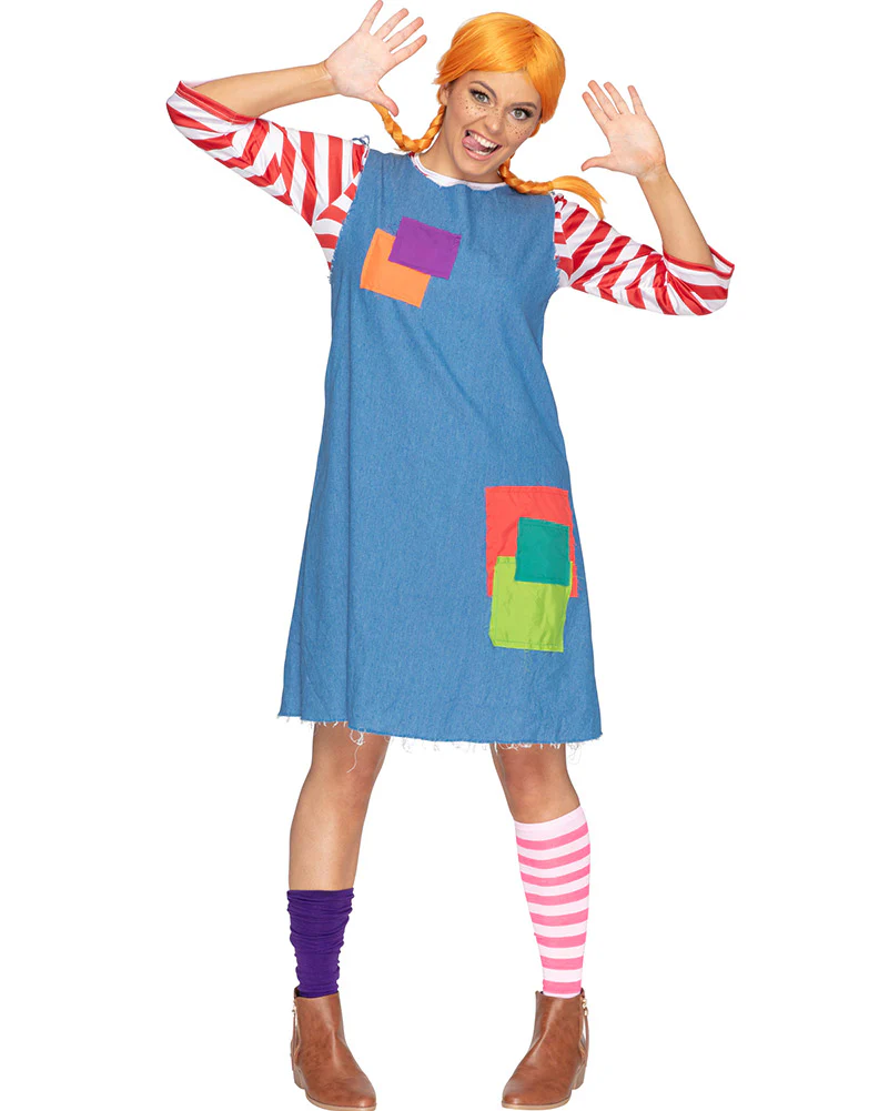 Long Stocking Rebel Deluxe Plus Size Womens Book Week Costume - Image 4