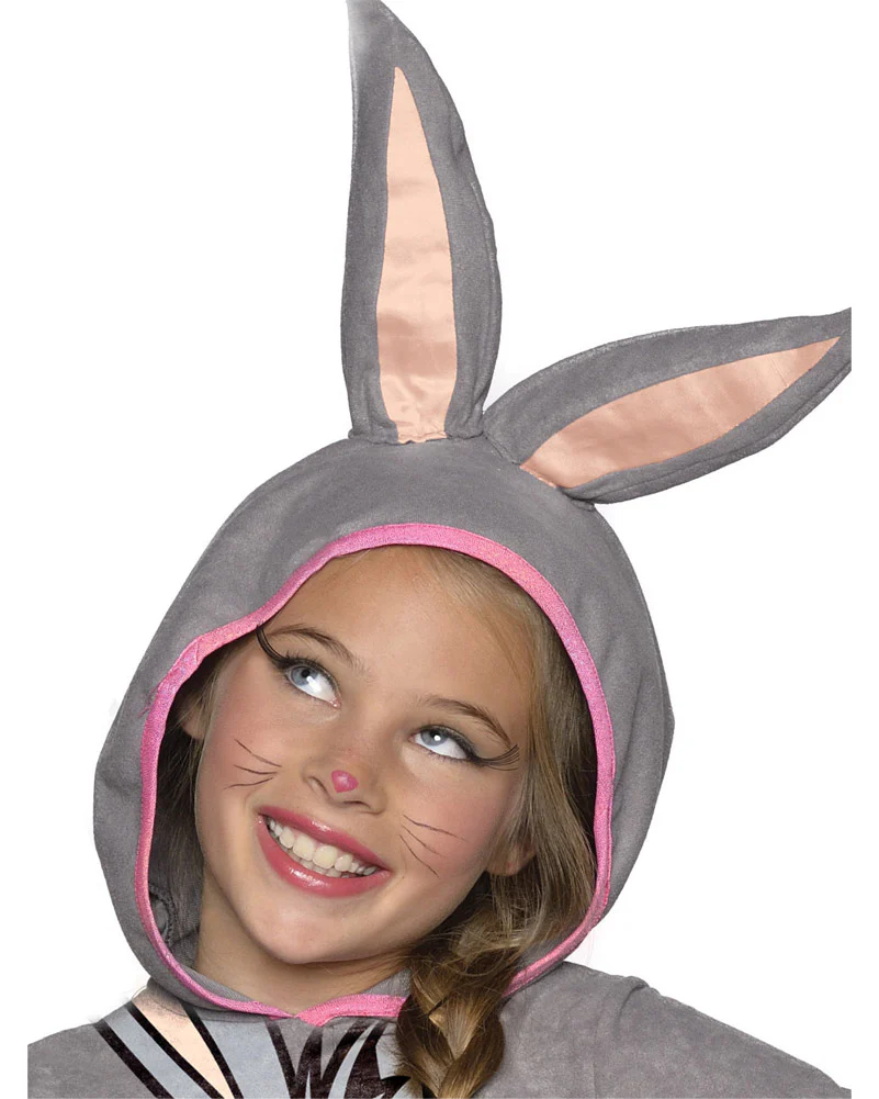 Looney Tunes Bugs Bunny Hooded Tutu Dress Girls Costume - Image 2