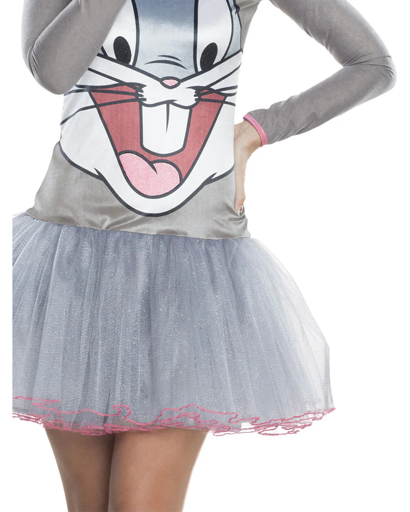 Looney Tunes Bugs Bunny Hooded Tutu Dress Womens Costume - Image 3