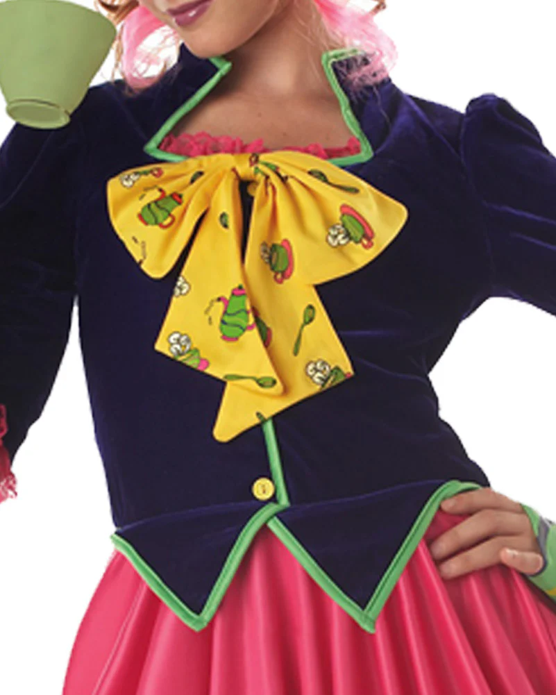 Mad Hatter Tween Girls Book Week Costume - Image 3