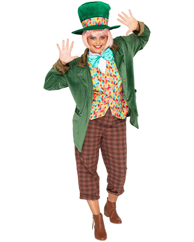 Maddest Hatter Deluxe Adult Book Week Costume - Image 7